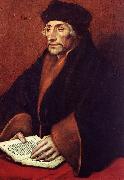 HOLBEIN, Hans the Younger Portrait of Erasmus of Rotterdam sf Sweden oil painting artist